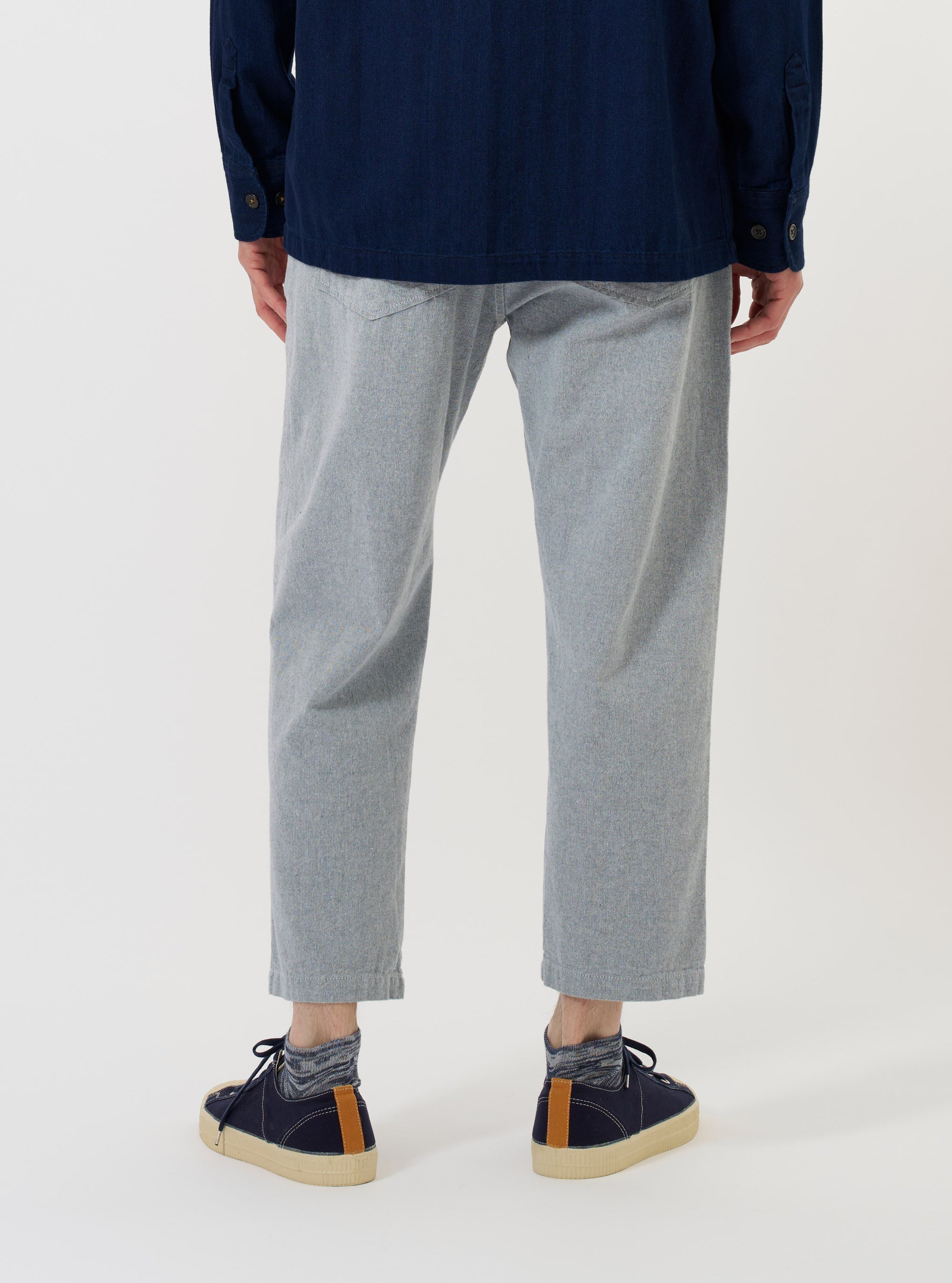 Light Indigo Jean Cloth Reworked Hi Water Trouser