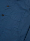 Navy Organic Fine Poplin Bakers Overshirt