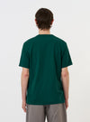 Olive Organic Jersey Print Pocket Tee