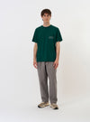 Olive Organic Jersey Print Pocket Tee