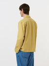 Yellow Mykonos Cotton Zip Shirt