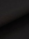 A close-up fabric swatch of the Black Kelly Cotton Judo Pant is shown, highlighting the solid black color and the natural texture of the durable cotton fabric.