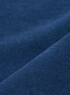 A close-up swatch image of the Navy Light Weight Terry Newlyn Polo fabric displays a deep navy blue color with a soft, looped terry cloth texture. The material is shown as a detailed textile sample against a neutral background.