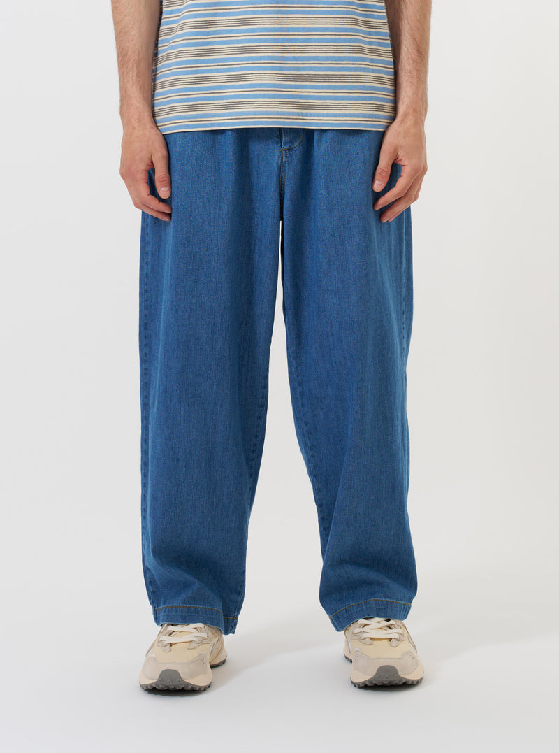 Washed Indigo 8oz Slub Denim Dutch Pant