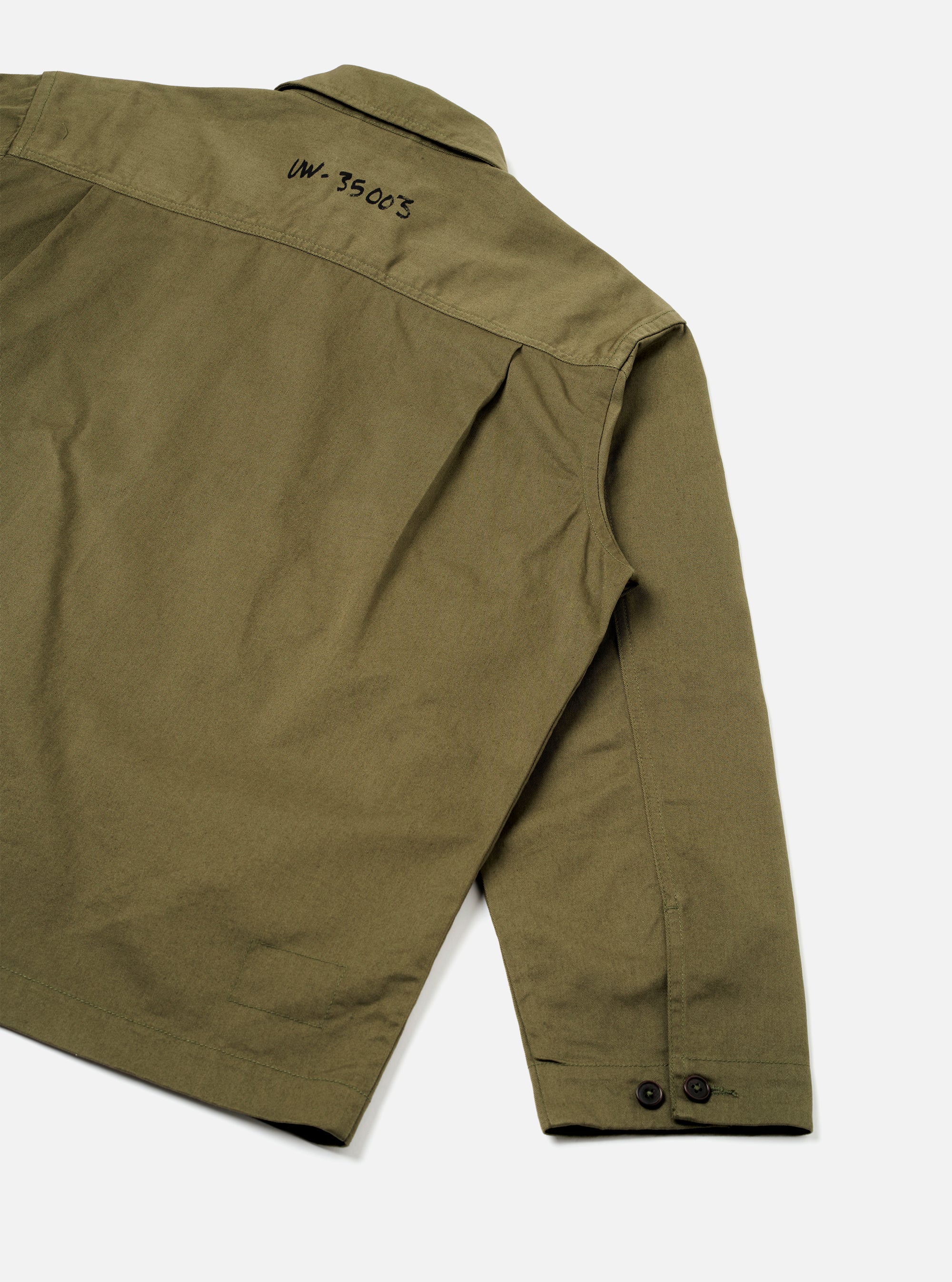 Walsh x Universal Works Light Olive Twill Troopers Jacket