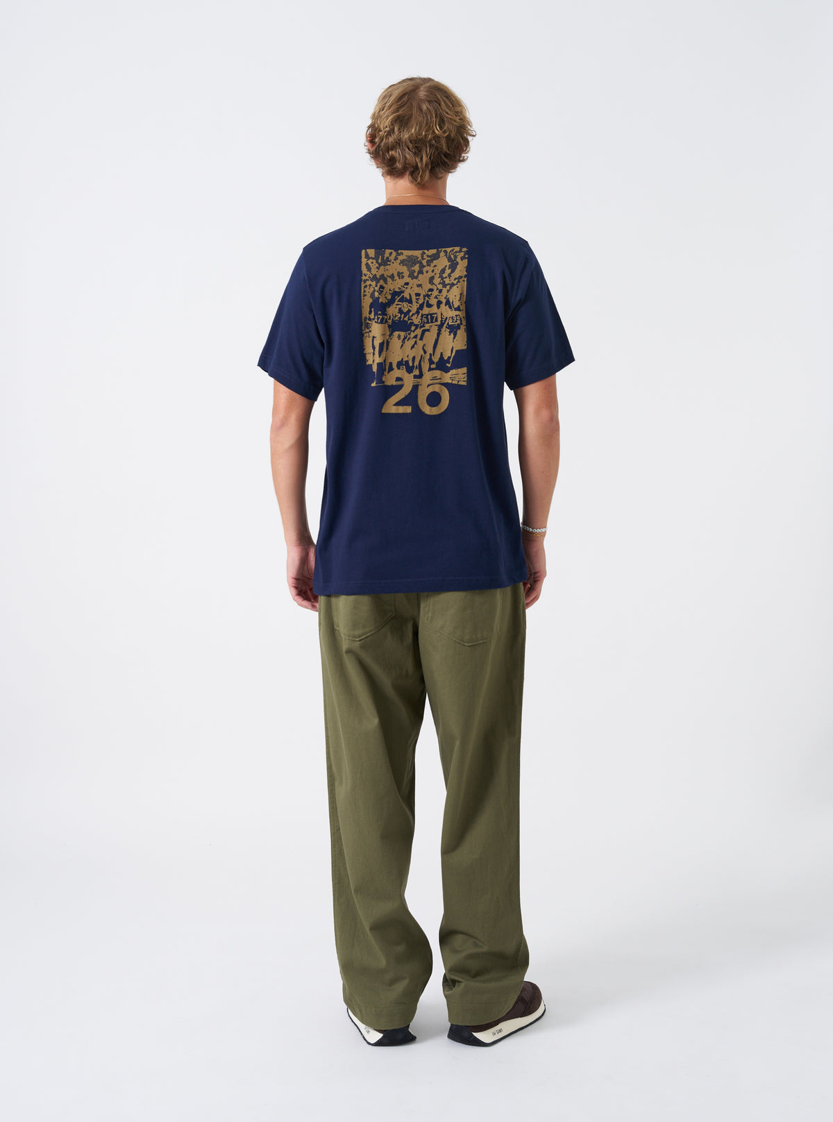 Walsh x Universal Works Navy Single Jersey T Shirt
