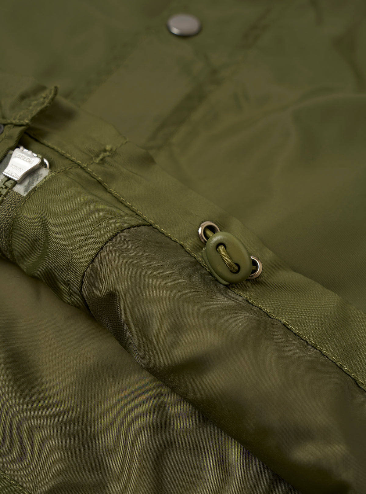 Walsh x Universal Works Olive Flight Nylon Club Coach Jacket