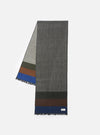Grey Reversible Wool Himalayan Scarf