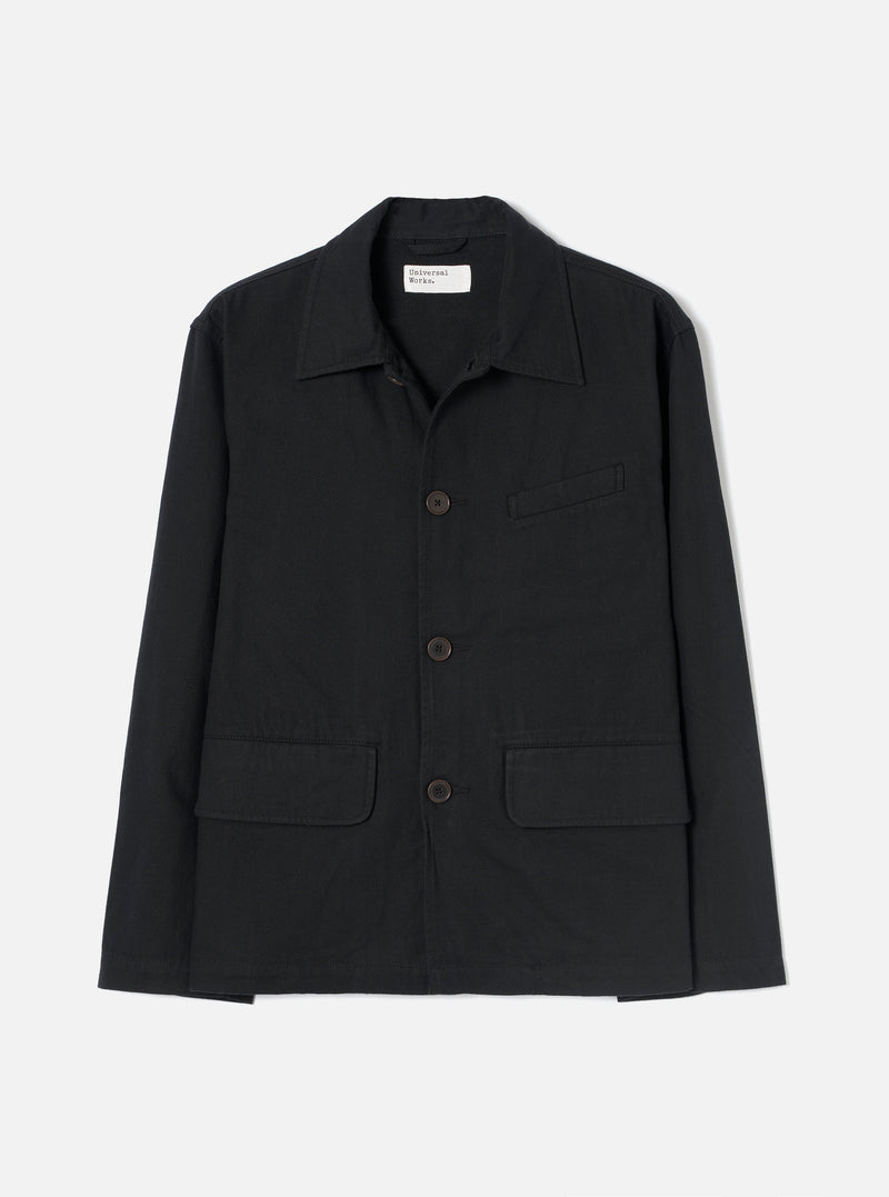 Black Brushed Moleskin Franck Jacket