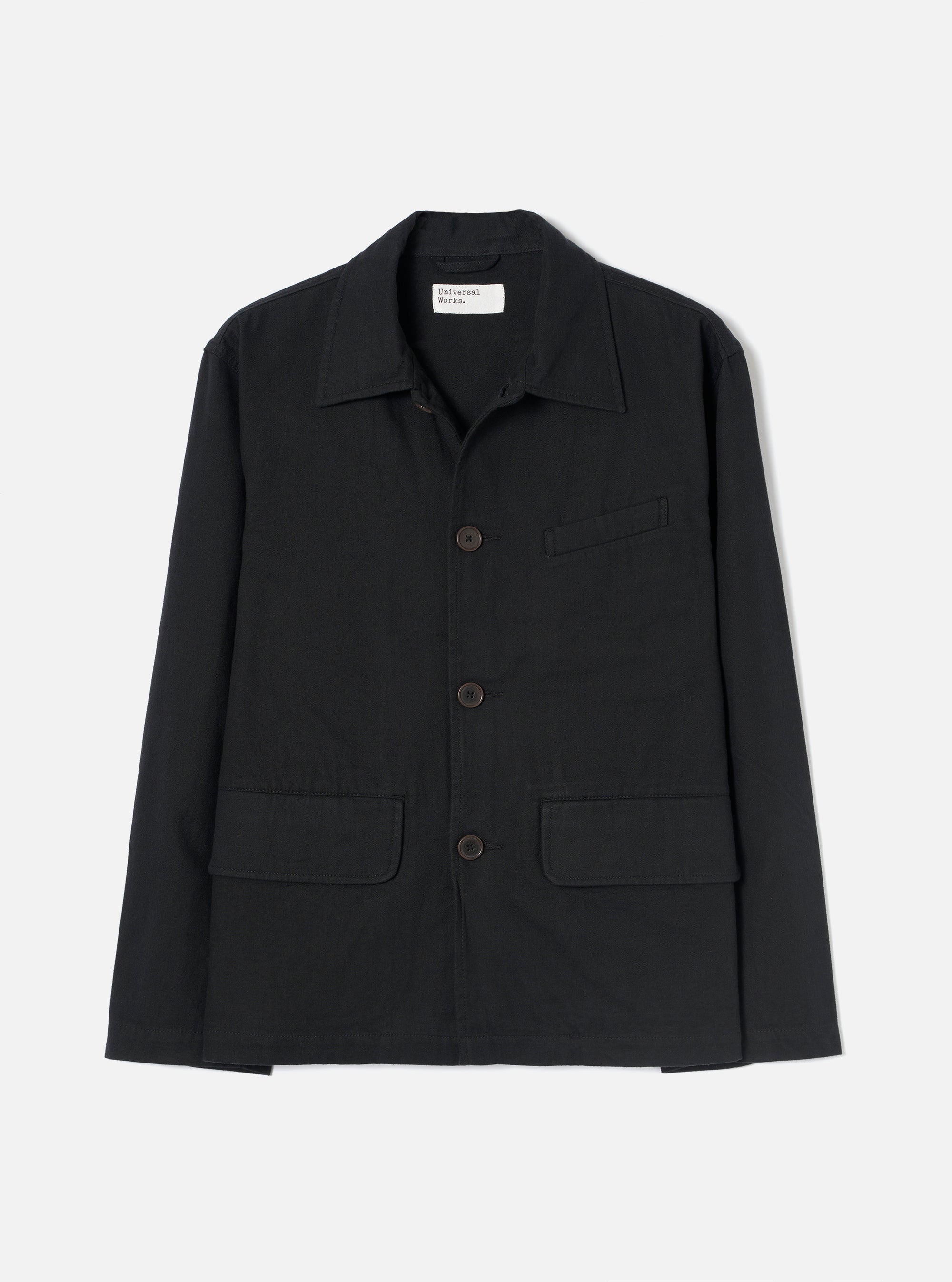 Black Brushed Moleskin Franck Jacket