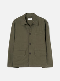 Olive Brushed Moleskin Franck Jacket