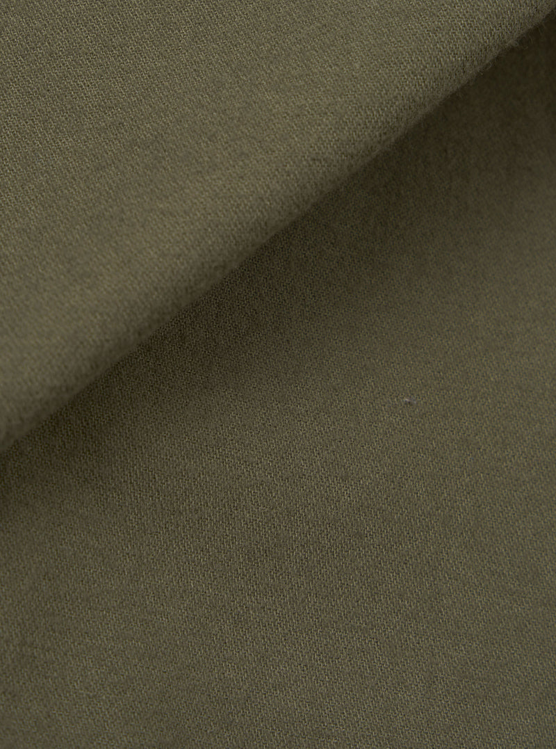 Olive Brushed Moleskin Franck Jacket