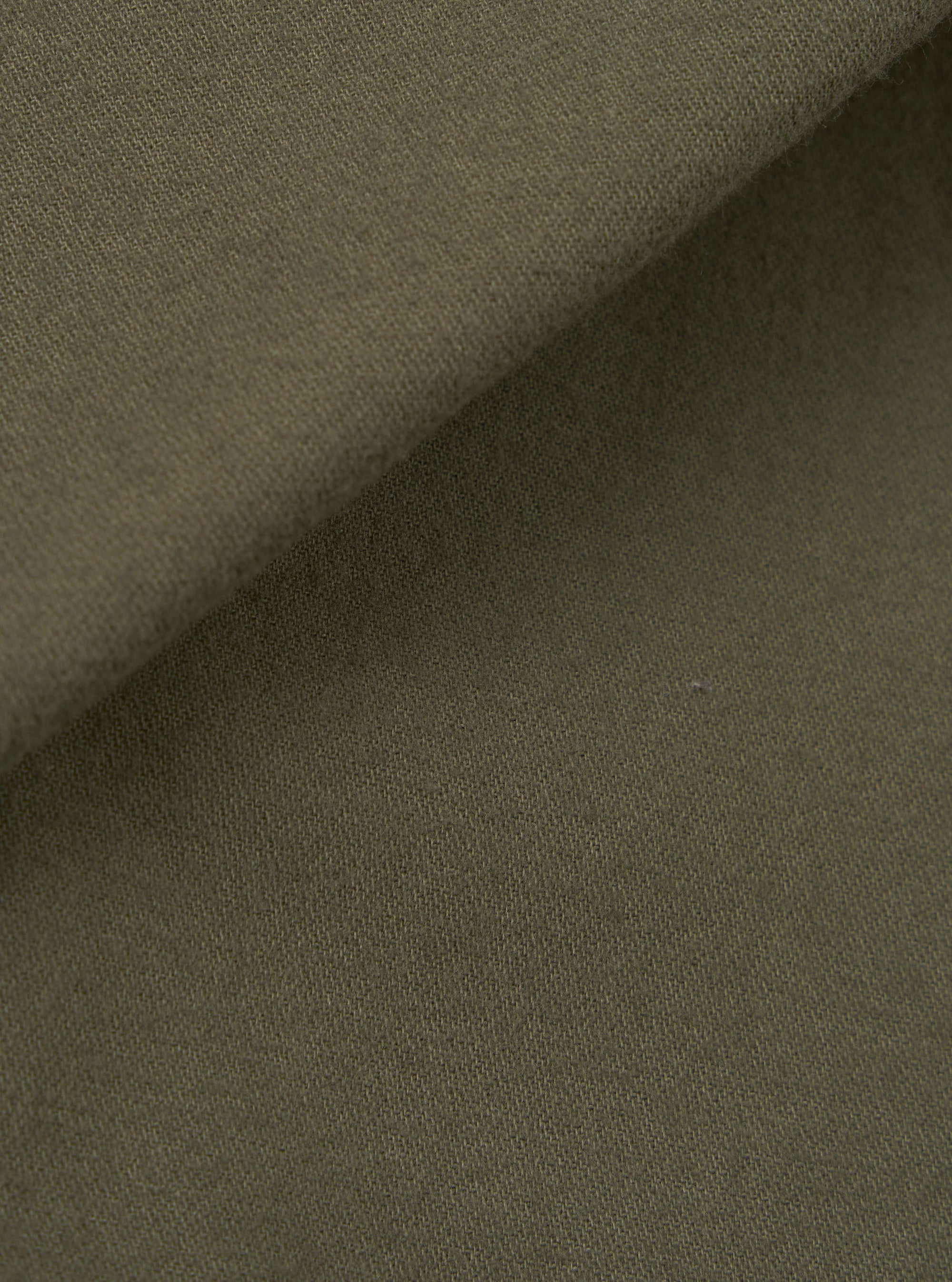 Olive Brushed Moleskin Franck Jacket