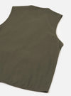 Olive Brushed Moleskin 4 Pocket Gilet