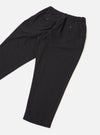 Black Brushed Moleskin Pleated Track Pant