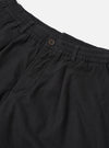 Black Brushed Moleskin Pleated Track Pant