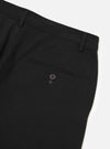 Black Brushed Moleskin Military Chino