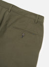 Olive Brushed Moleskin Military Chino