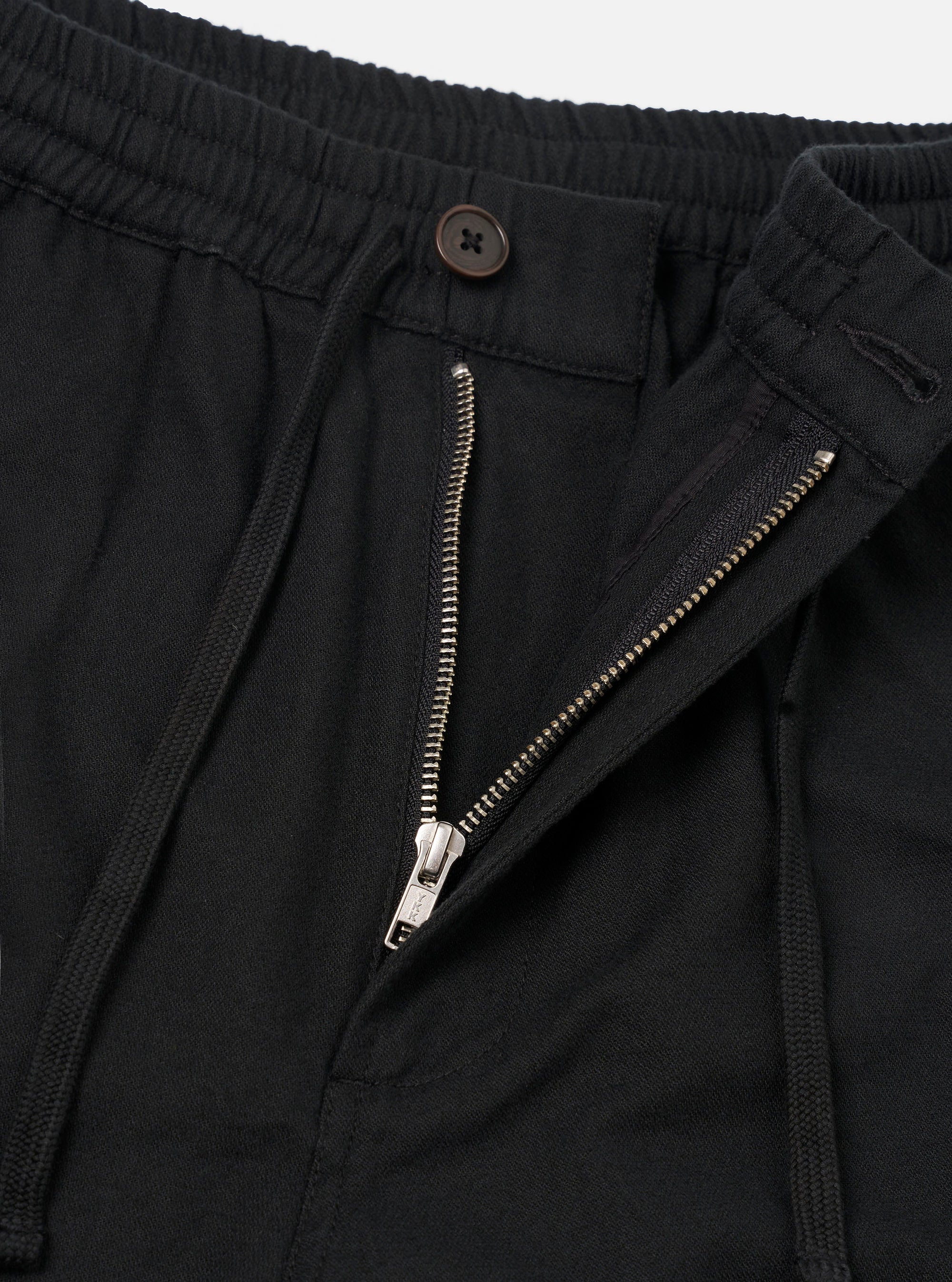 Black Brushed Moleskin Hi Water Trouser