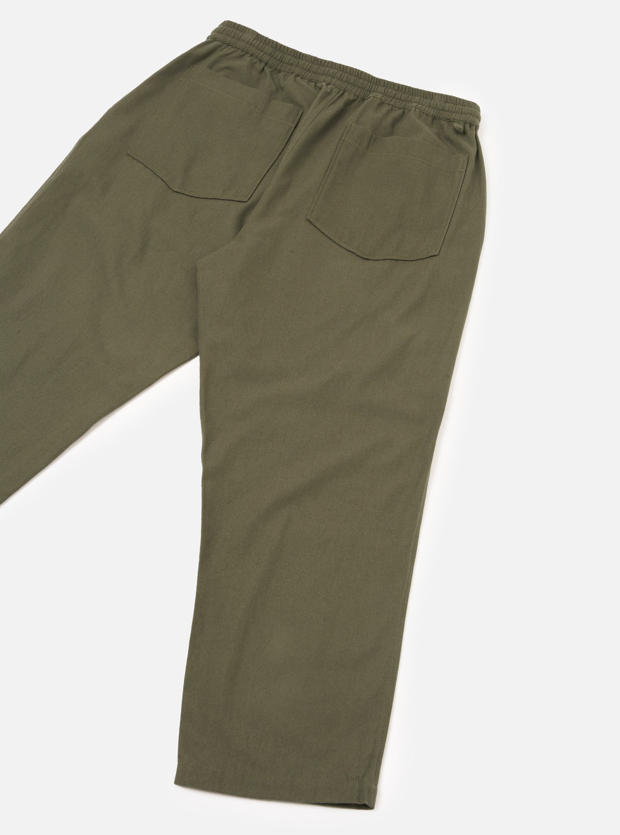 Olive Brushed Moleskin Hi Water Trouser