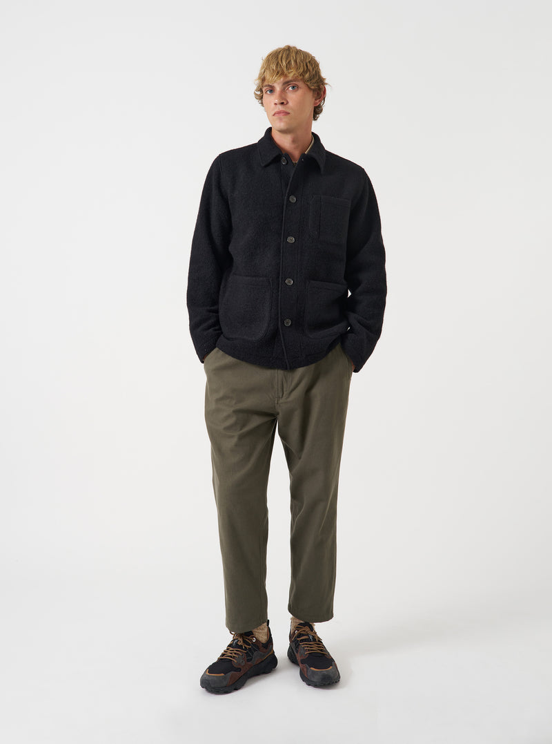 Olive Brushed Moleskin Hi Water Trouser