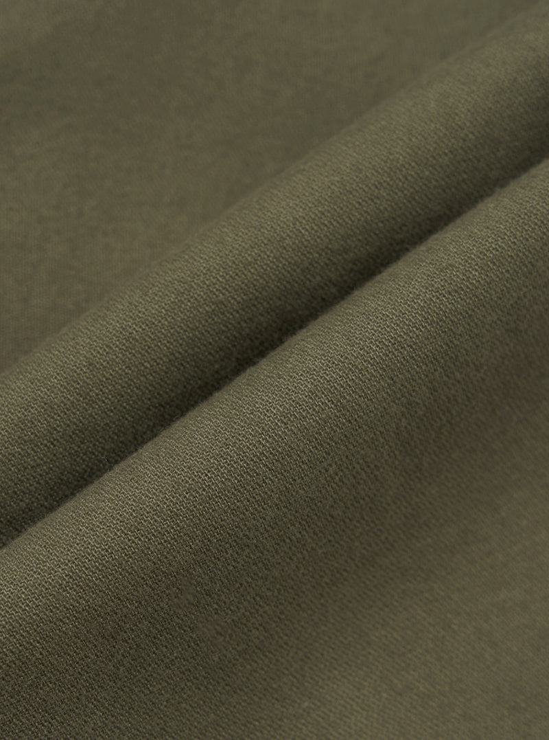 Olive Brushed Moleskin Hi Water Trouser