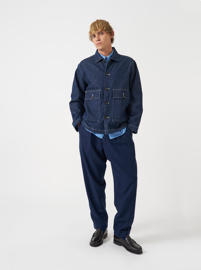 Indigo Future Denim Troopers Jacket