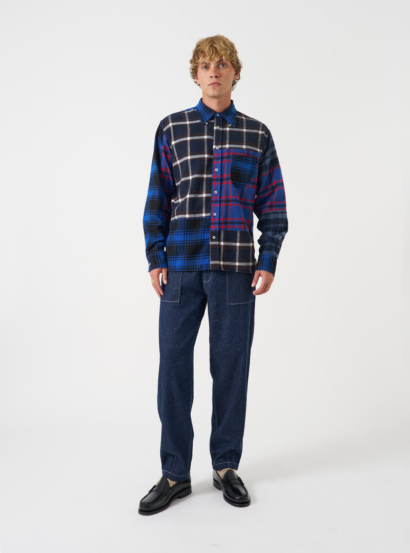 Indigo Future Denim Troopers Fatigue Pant