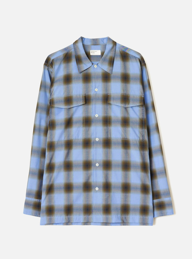 Blue Check Charlie Check Attendant Shirt