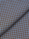 Blue/Brown Parker Check Attendant Shirt