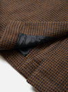 Navy/Brown Wool Tweed Mix Stan Coat