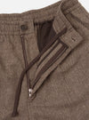 Brown Wool Herringbone Gillespie Pant
