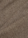 Brown Wool Herringbone Pleated Track Pant