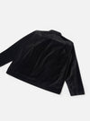 Black CPH Velvet Zip OS Shirt