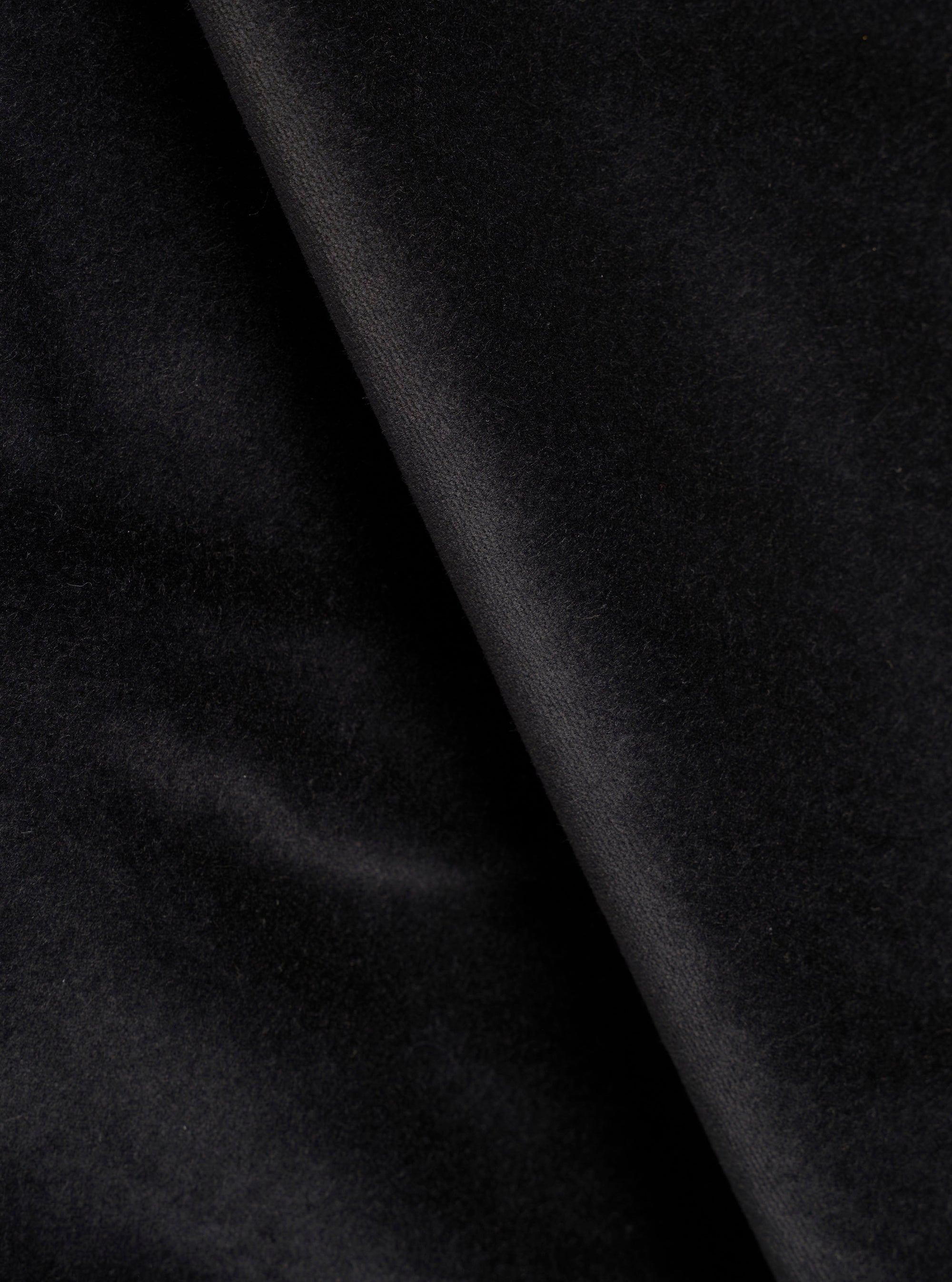 Black CPH Velvet Zip OS Shirt