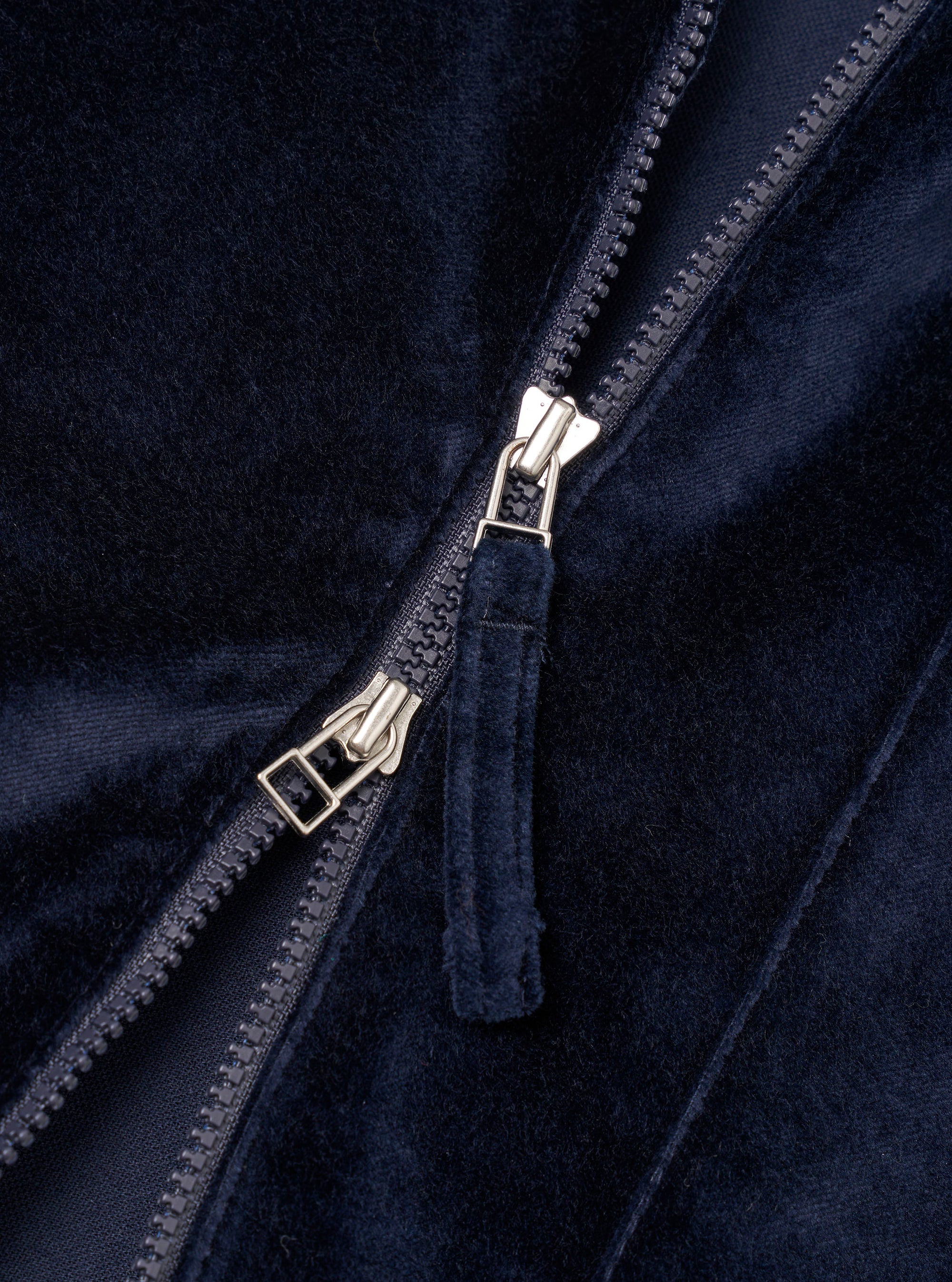 Navy CPH Velvet Zip OS Shirt