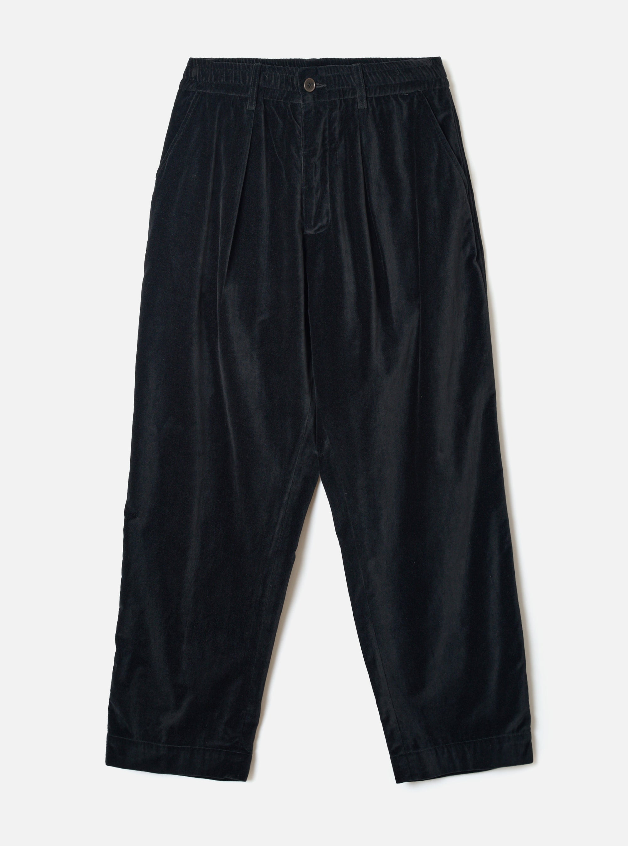 Black CPH Velvet Oxford Pant