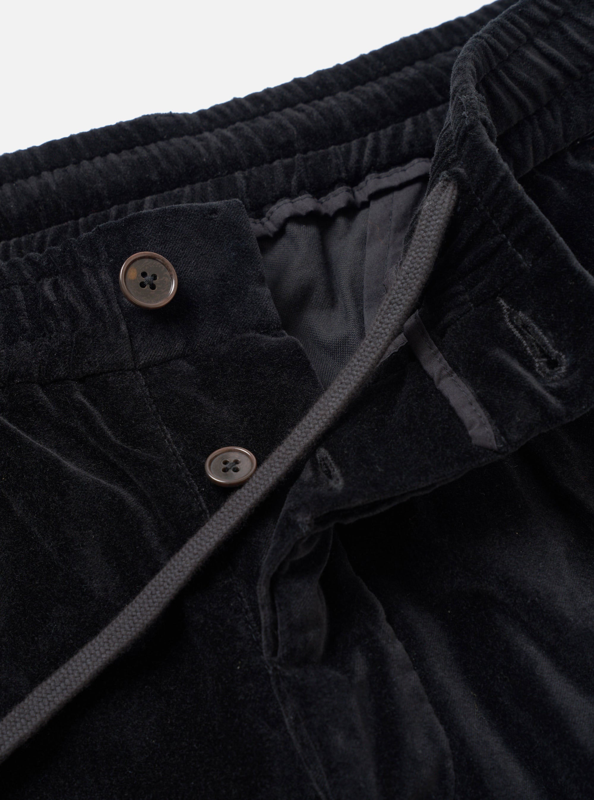 Black CPH Velvet Oxford Pant