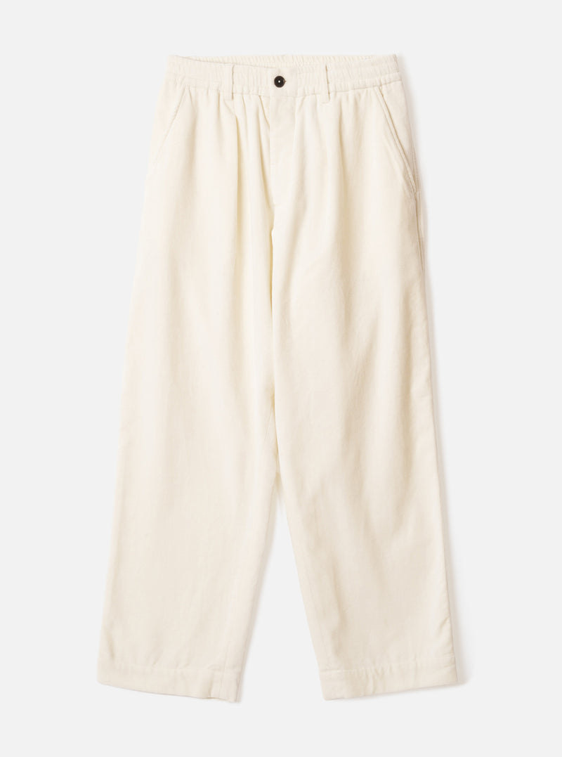 Ecru CPH Velvet Oxford Pant