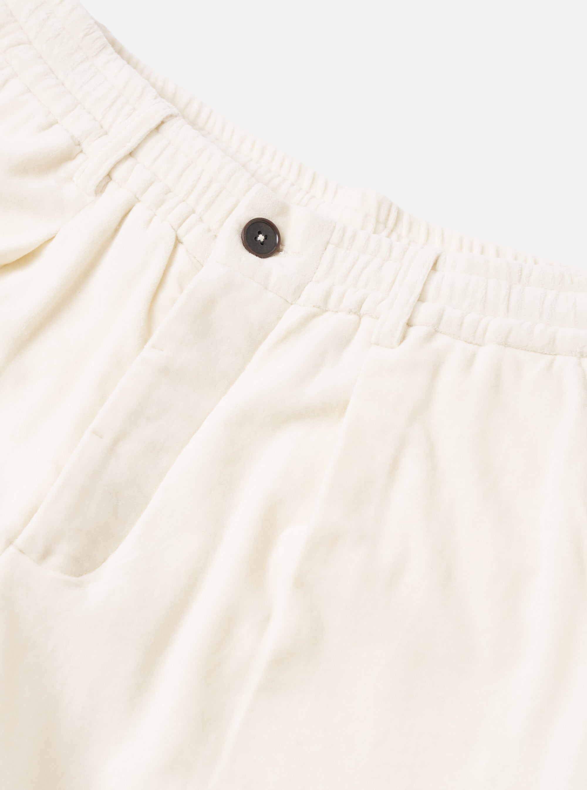 Ecru CPH Velvet Oxford Pant