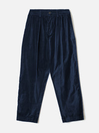 Navy CPH Velvet Oxford Pant