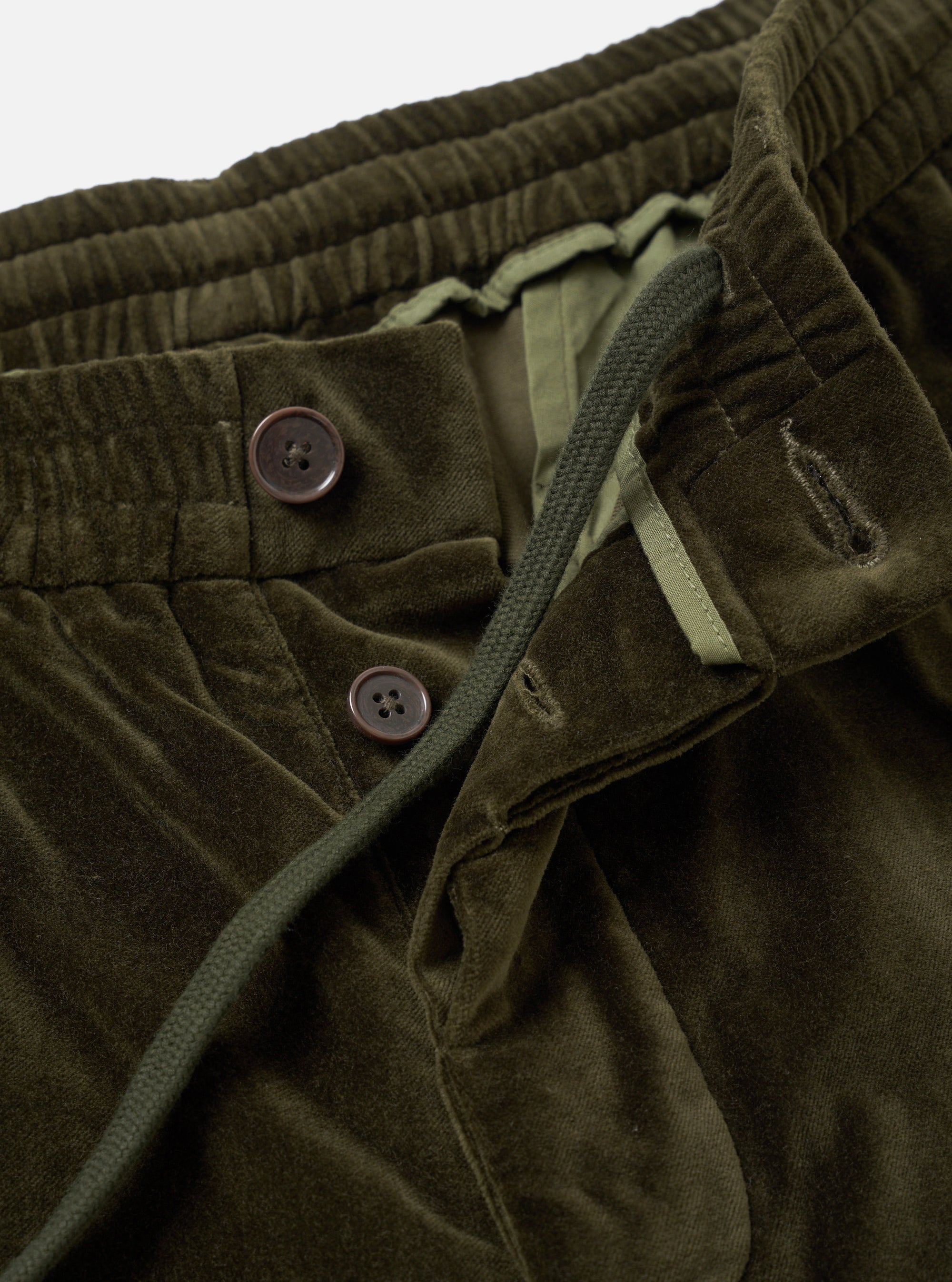 Olive CPH Velvet Oxford Pant