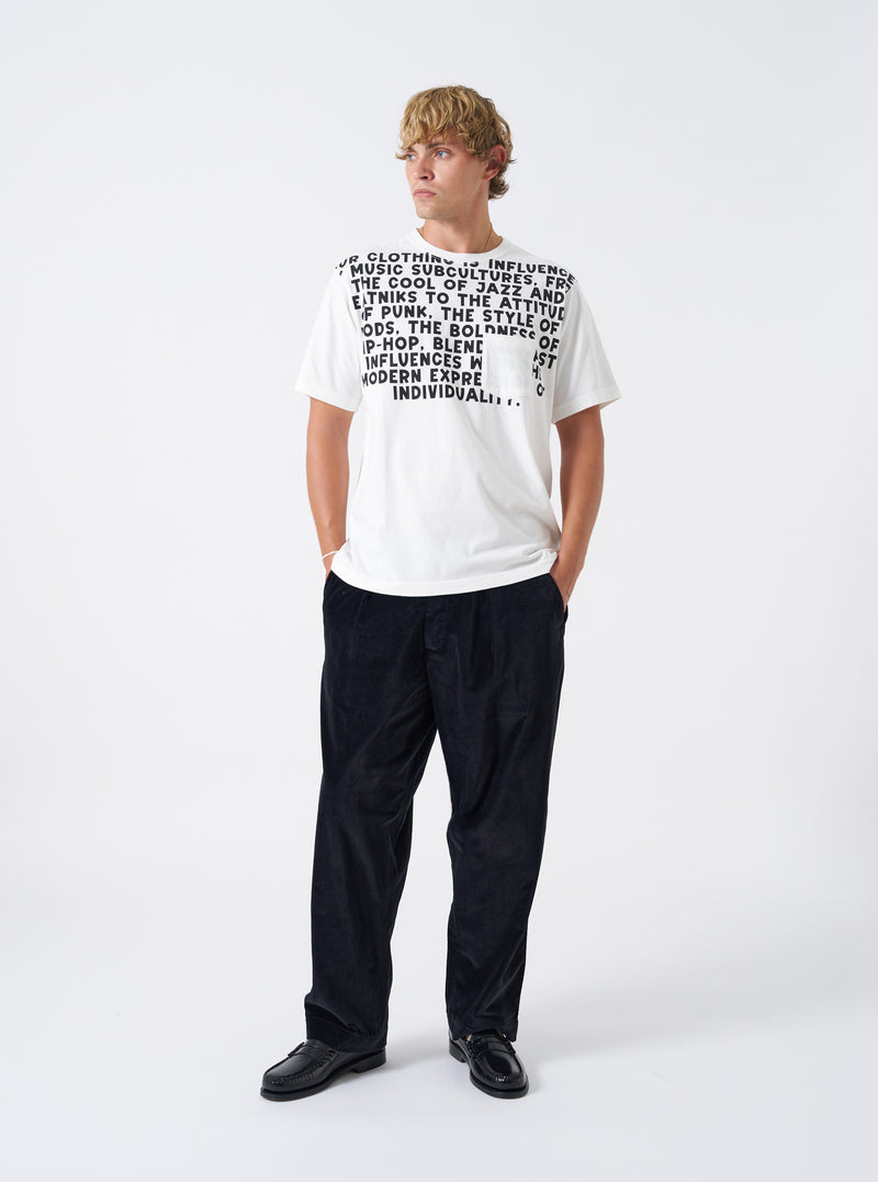 Ecru Single Jersey Jazz Cool Of Jazz Core Pocket Tee
