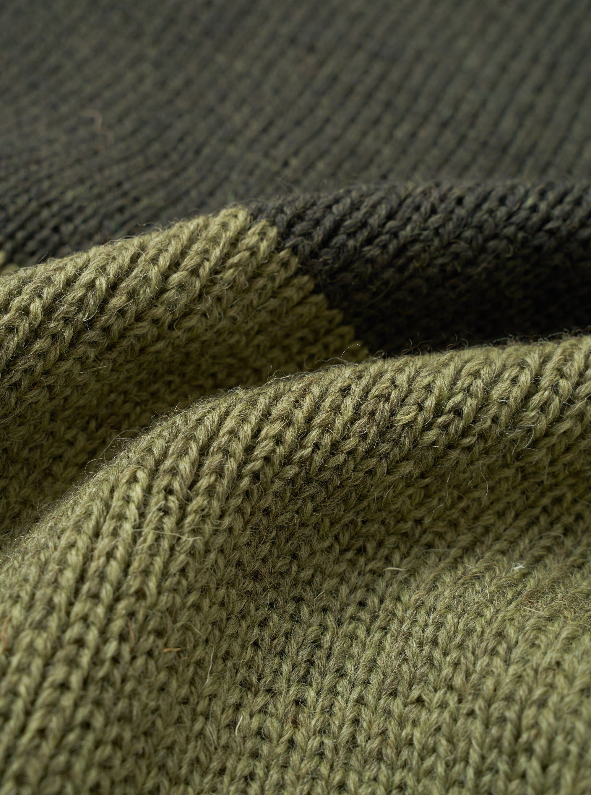 Olive British Wool Scarf