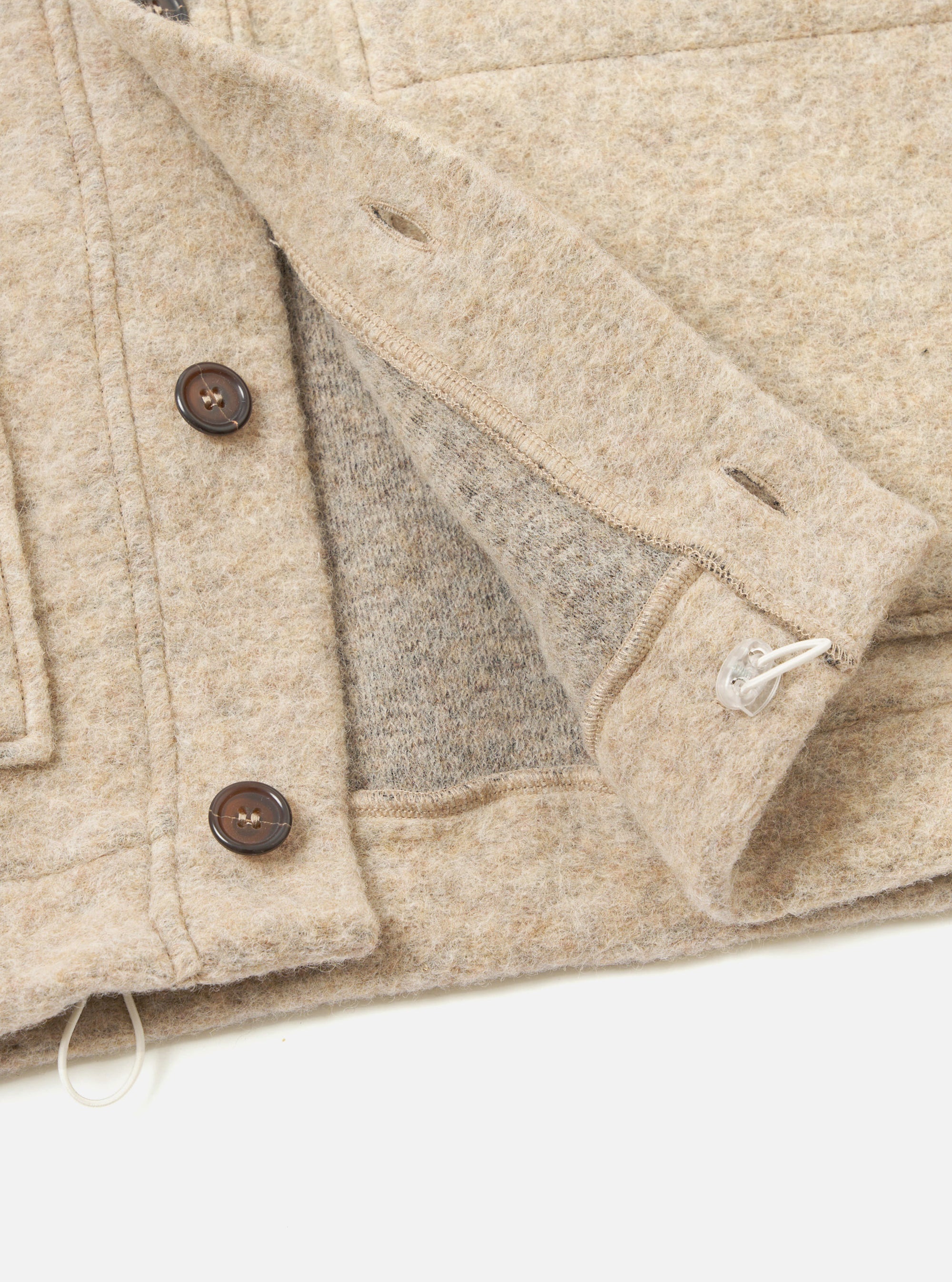 Fawn Wool Fleece Advance Cardigan