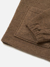 Brown Marl Wool Fleece Rams Jacket