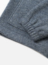 Slate Blue Wool Fleece Rams Jacket