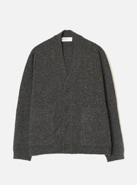 Black Wool Fleck Langdale Cardigan