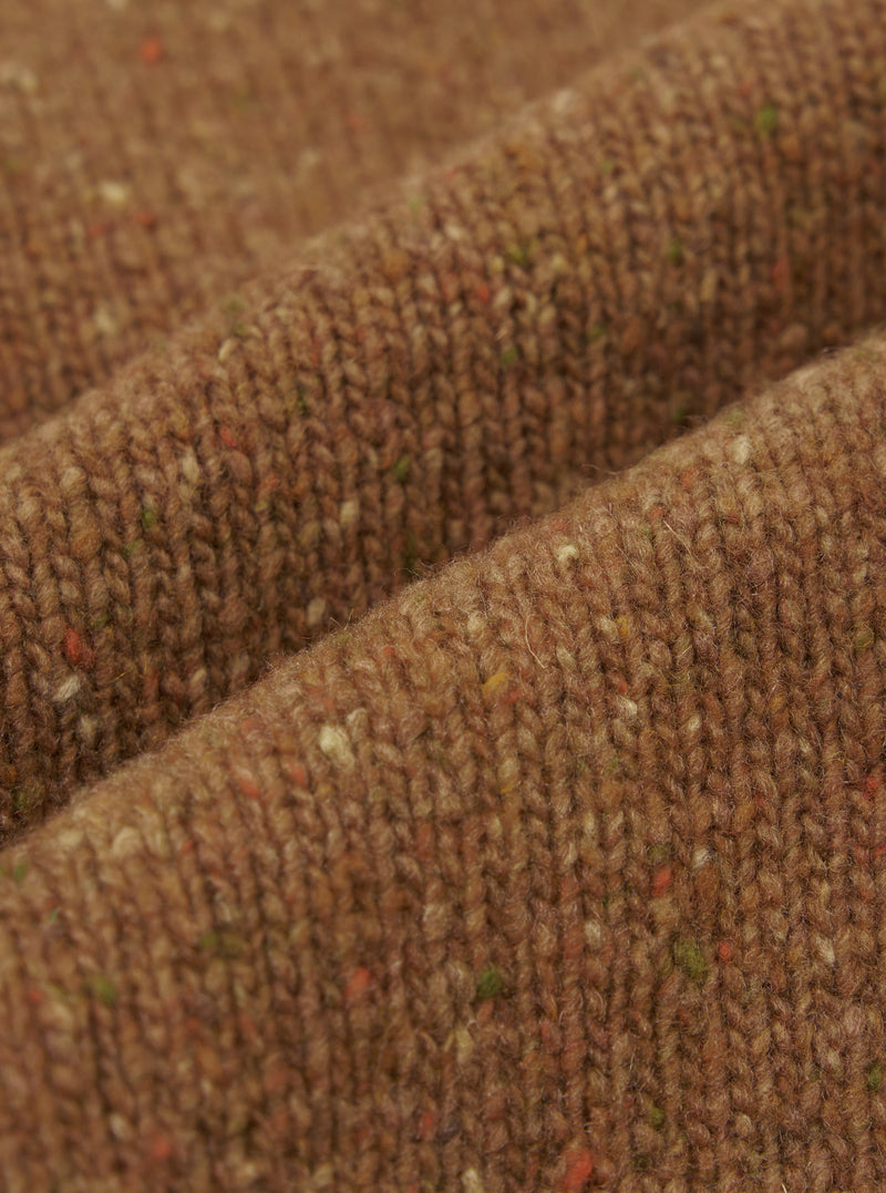 Brown Wool Fleck Langdale Cardigan