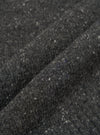 Black Wool Fleck Roll Neck